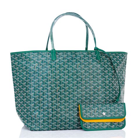 dark green goyard bag|goyard green bag price.